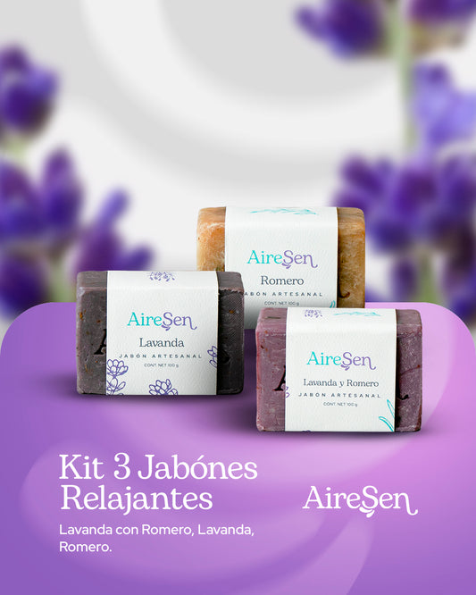 Kit 3 Jabones Relajante