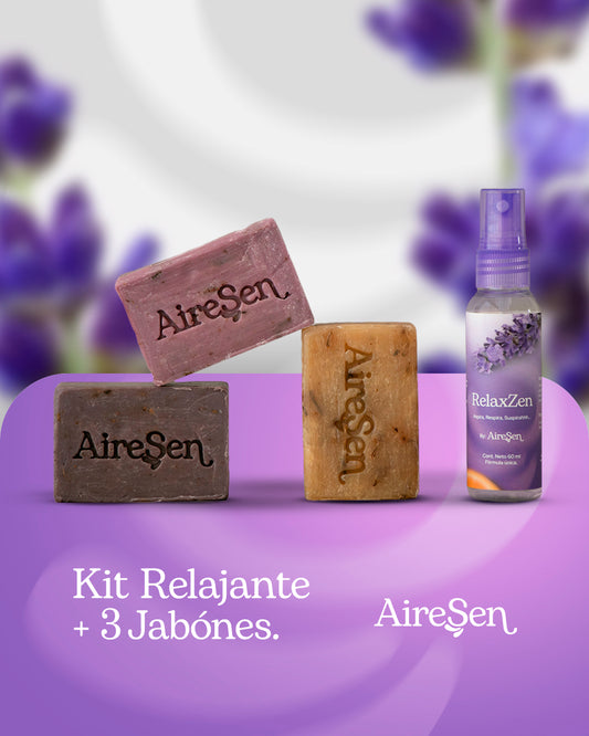 Kit Relajante 3 Jabones + RelaxZen